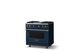 Viking® 5 Series 36" Slate Blue Pro Style Gas (LP) Range with Polished Chrome Trim-2