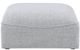 Meridian Furniture Miramar Grey Ottoman-1