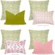 Laura Park Designs English Garden Lagos Blush 22 x 22 Pillow-3