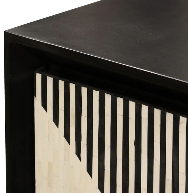 Stylecraft Capiz Shell Inlay Black Sideboard-2
