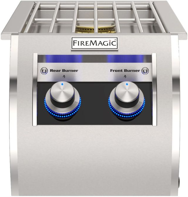 Fire Magic® Echelon 19" Stainless Steel Double Side Burner-0