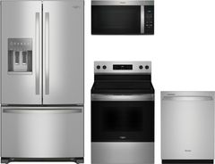Whirlpool® 4 Piece Stainless Steel Kitchen Package