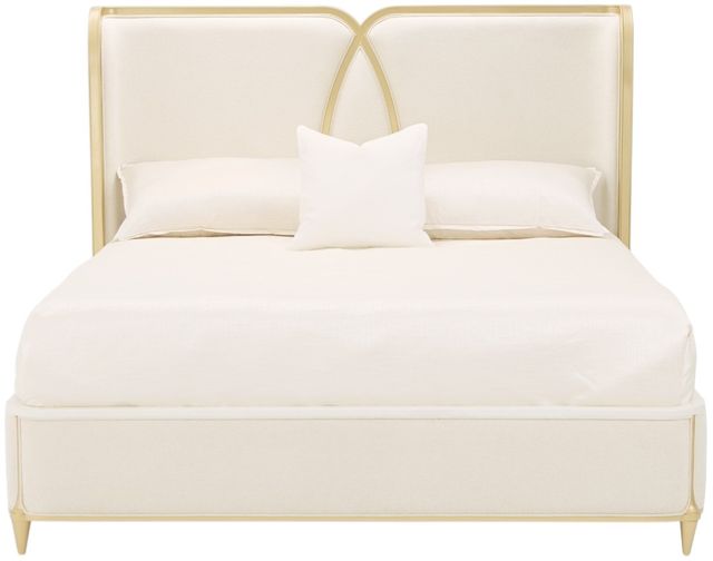 Michael Amini® Scotts Square Light Champagne California King Bed-1