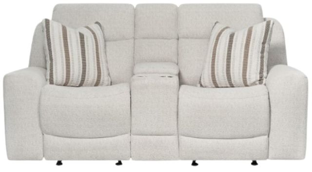 Corinthian Furniture Ada Power Console Reclining Loveseat with Headrest-1