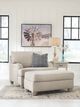 Benchcraft® Traemore Linen Chair and a Half-1