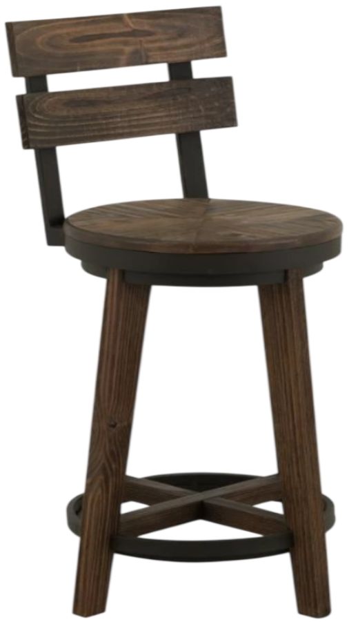 International Furniture Direct Dutton Brown 43" Bar Stool-0