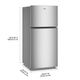 Whirlpool® 30" 19.3 Cu. Ft. Fingerprint-Resistant Stainless Finish Top Freezer Refrigerator with Total Coverage Cooling-5