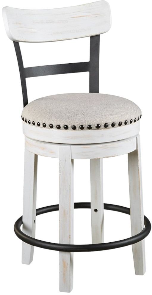 Signature Design by Ashley® Valebeck 5-Piece White Counter Height Dining Set-1