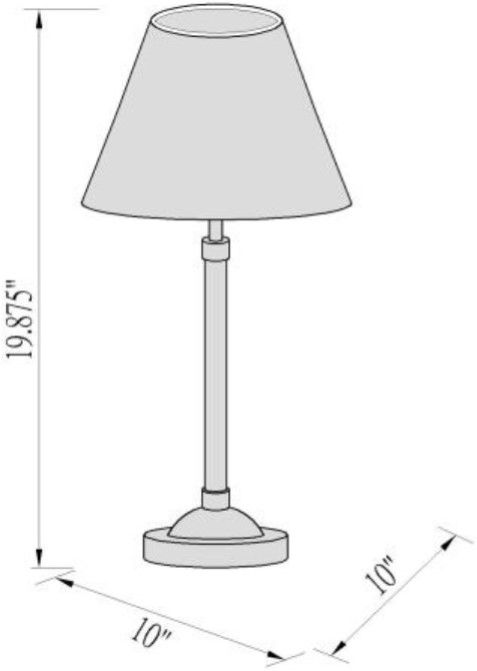 Surya Xander Bleached Brown Table Lamp-2