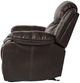 Homelegance® Bastrop Brown Manual Gilder Recliner-3