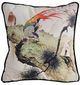 A & B Home Black/White 18" Throw Pillow-0
