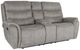 New Classic® Home Furnishings Kamari Gray Dual Manual Reclining Console Loveseat-0