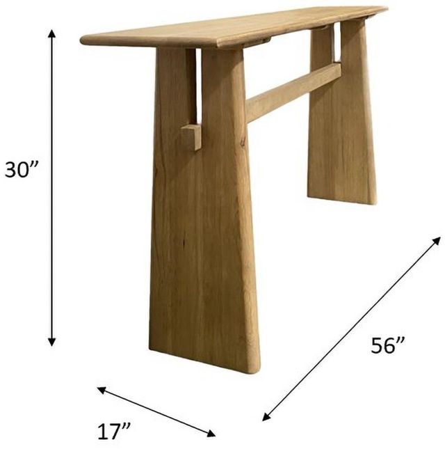 Nest Home Collections Natalie Weathered Timber Console Table-2