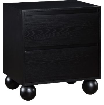 Meridian Furniture Kent Black Nightstand-0