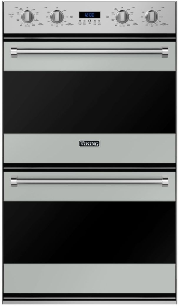 Viking® 3 Series 30" Arctic Grey Double Electric Wall Oven-0