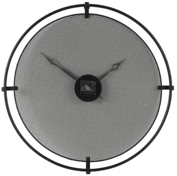 Deco Marche Black Minimalistic Wall Clock-2