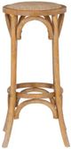 Linon Rae Brown Rattan Seat Bar Stool-3