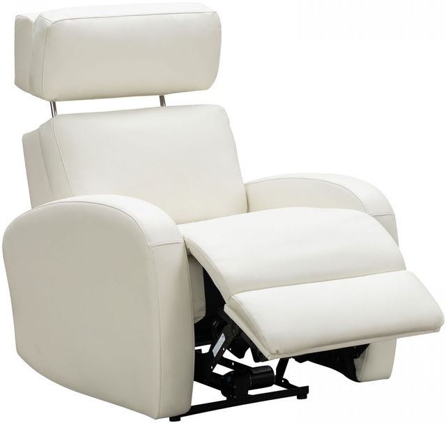 BarcaLounger® Levi Enzo Winter White Leather Power Recliner-1