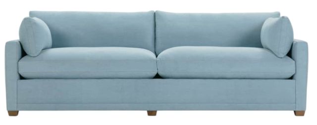Rowe® Customizable Sylvie 75” Two Cushion Everyday Denim Sofa-1