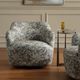 Uttermost® Ansel Blue/Blush/Sage Swivel Chair-2
