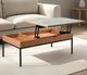 Armen Living Reba Natural Lift-Top Coffee Table with Black Base-1
