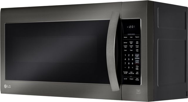 LG 2.0 Cu. Ft. PrintProof™ Black Stainless Steel Over the Range Microwave-2