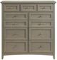 Whittier Wood® Furniture McKenzie Fieldstone 11-Drawer Chest-1