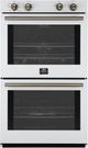 FORNO® Vomero Series Espresso 30" White Double Electric Wall Oven-1