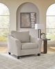 Benchcraft® Willarae Taupe Chair and a Half-4