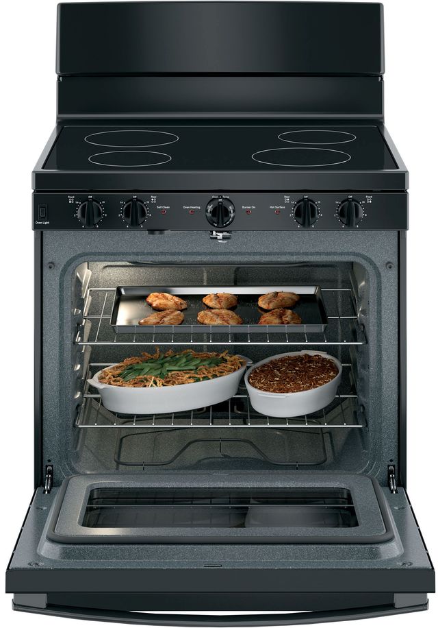 GE® 30" Stainless Steel Free Standing Electric Range-3