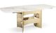 VIG Furniture Modrest Marmot White/Gold Dining Table-0