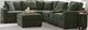 Peak Living Cardiff 6-Piece Forest Sectional-0