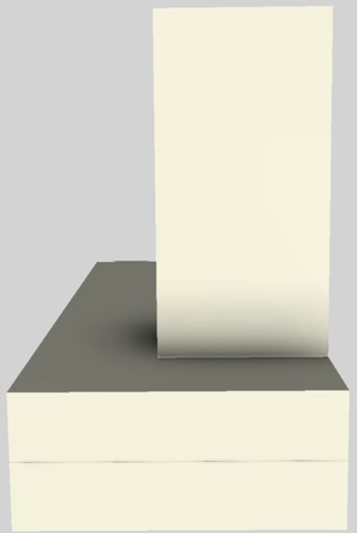 Vent-A-Hood® 48" Biscuit Contemporary Wall Mounted Range Hood-1