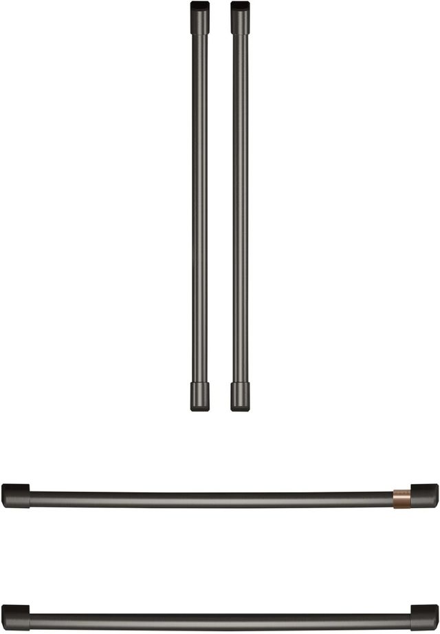 Café™ Brushed Black Refrigeration Handle Kit-0