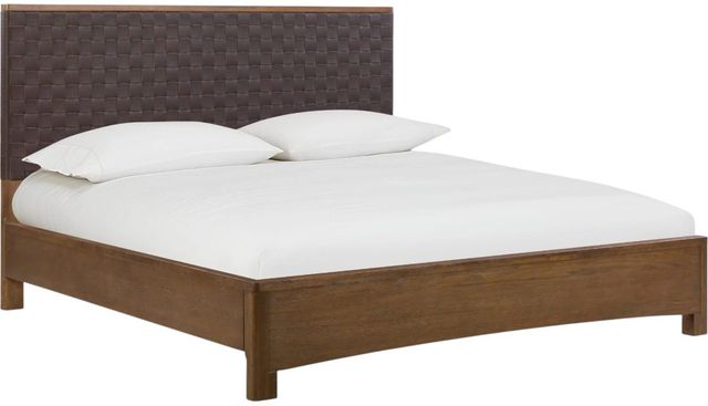 Modus Furniture Arden Dark Chocolate/Tavern Brown Queen Platform Bed-0