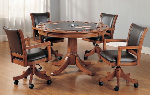 HH2 Home Park View Medium brown Oak Office/Game Chair-3