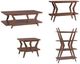 Bassett Mirror Stratton Brown Console Table-4
