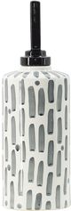 A & B Home Gray/White Jar With Lid-2