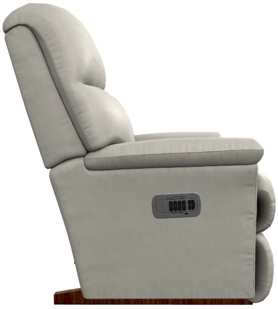 La-Z-Boy® Reed Dusty Leather Power Rocking Recliner with Headrest and Lumbar-3