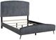 New Classic® Home Furnishings Kailani Gray Upholstered Queen Panel Bed-4