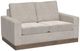 International Furniture Direct Georgia Ivory Loveseat-0
