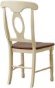 A-America® British Isles Buttermilk/Merlot Napoleon Dining Side Chair-1