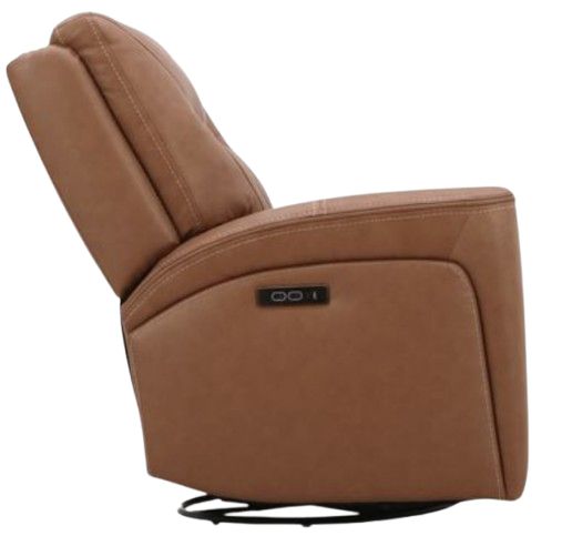 Liberty Furniture Bennett Butternut Leather Power Reclining Chair-3