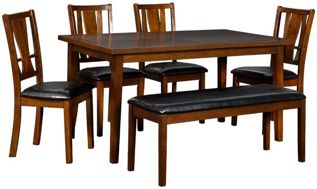 New Classic® Home Furnishings Dixon 6-Piece Dark Espresso Dining Set