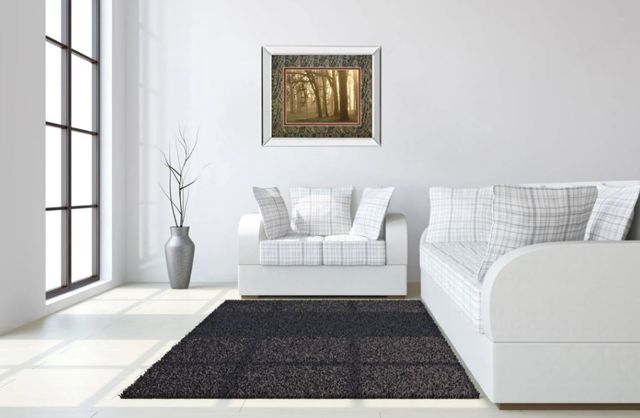 Classy Art Woodland Sweep by Dennis Frate Mirror Framed Wall Art-2