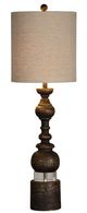 Forty West Elise Black Buffet Table Lamp-0