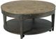 Kincaid® Plank Road Artisan's Stone Round Cocktail Table with Charcoal Base-0
