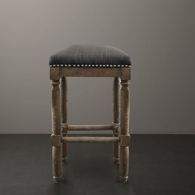 Olliix by Madison Park Grey Cirque Counter Stool Set of 2-2