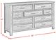 Elements International Sullivan Rich Cherry Dresser-2