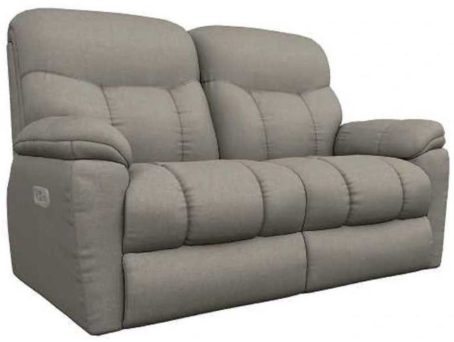 La-Z-Boy® Morrison Fog Power Reclining Loveseat with Headrest and Lumbar-0